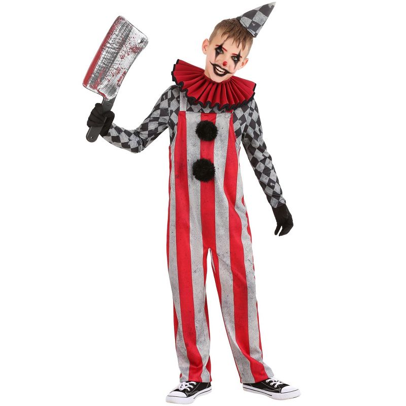 HalloweenCostumes.com Boy's Wicked Circus Clown Costume, 2 of 4