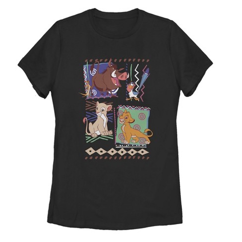lejlighed Squeak efterspørgsel Women's Lion King Retro 90's Savannah Friends T-shirt : Target