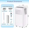 10000 BTU Portable Air Conditioner, 3-In-1 Standing AC Unit With Remote Control and Window Kit - 3 of 4