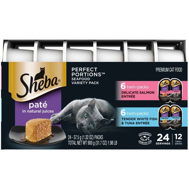 Sheba Perfect Portions Wet Cat Food - 24ct
, 3 of 10