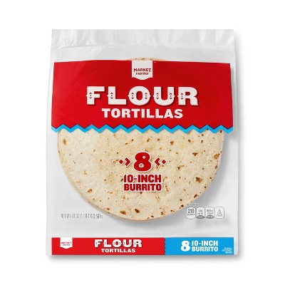 10&#34; Flour Tortillas - 8ct - Market Pantry&#8482;