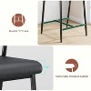 26" Counter Height Bar Stools Set of 2 with Arms,2PCS Modern Bar Stools Set with Back & Upholstered Wider Seat - 4 of 4