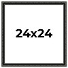PosterPalooza | Square Antique Black Picture Frame - UV Acrylic, Foam Board Backing, Hanging Hardware - 2 of 4