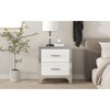 Okak Elegant High Gloss 6-Drawer Bedroom Dressers with Metal Handle, Mirrored Storage Cabinet,Chest of Drawers for Living Room,Entryway - 2 of 4