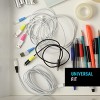 Nite Ize CordCollar Cord ID and Protection - Cable Protector & Management Accessory - Colorful & Durable, Reinforces Cords - Assorted Colors, 8 Pack - 4 of 4