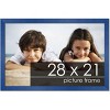 PosterPalooza | Classic Modern Blue Picture Frame - UV Acrylic, Backing Board, Hanging Hardware Included - 2 of 4