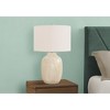 Monarch Specialties Lighting 26inchH Table Lamp Cream Ceramic Ivory / Cream Shade Contemporary - 2 of 4