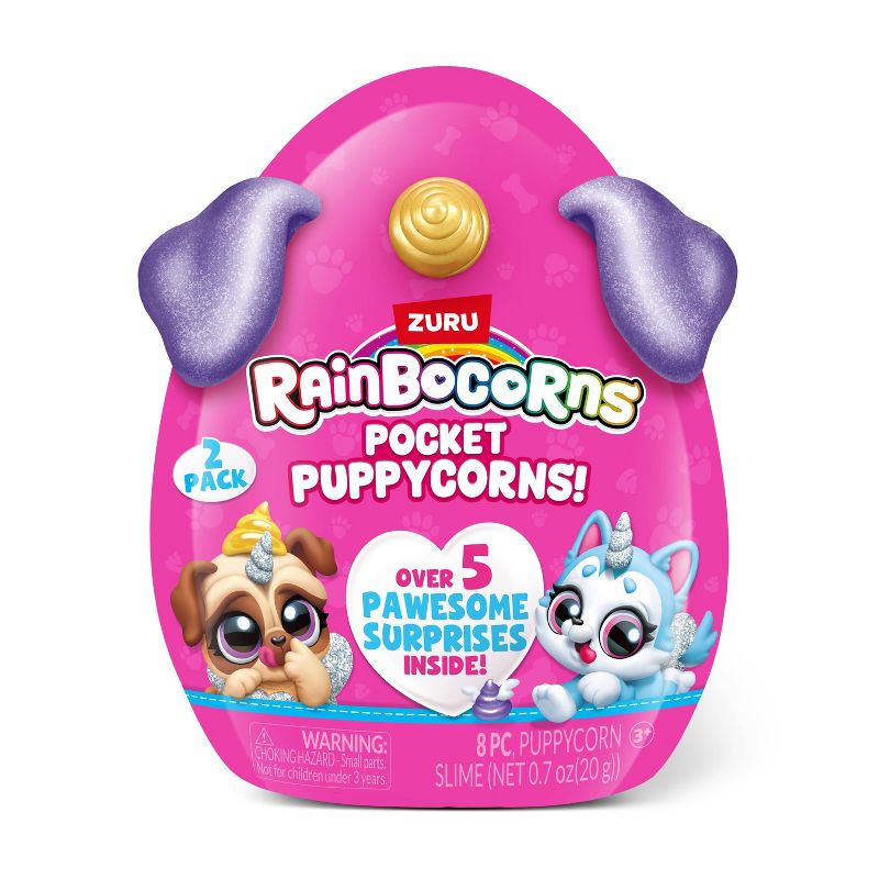 Rainbocorns Pocket Puppycorn Surprise 2pk, 1 of 7