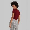 Women's Short Sleeve V-Neck T-Shirt - Wild Fable™ - image 3 of 4