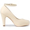 Perphy Women's Mary Jane Platform Ankle Strap Stiletto Heel Pumps - 4 of 4