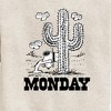 Boys' - Peanuts - Spike Cactus Monday Graphic Long Sleeve Fleece Sweatshirt - 2 of 4