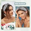Unique Bargains Women's Fashion Leopard Spot Wide Bow Headbands - 2 of 4