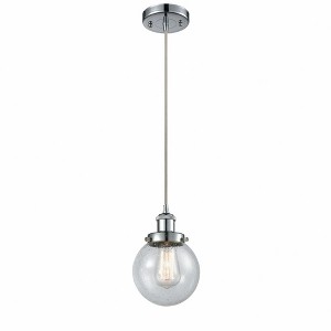 Beacon - 1 Light Cord Hung Mini Pendant In Modern Style-9 Inches Tall and 6 Inches Wide - 1 of 1