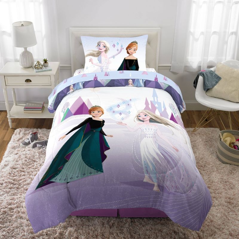 Twin Royally Cool Frozen Reversible Kids&#39; Comforter, 4 of 7