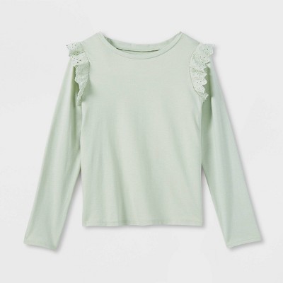 Fashion Checked Shirts Kid Girls Long Sleeve Tops T-Shirt Button Down Blouse 7 9 