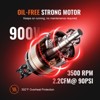 VEVOR 2.1 Gallon Air Compressor, 1.2HP 2.2 CFM@90PSI Oil Free Air Compressor Tank & Max. 116PSI Pressure, 70 dB Ultra Quiet Compressor - 4 of 4