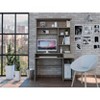 NicBex Home Office Desk 43.3" W Modern Computer Desk with 7 Open Shelves, Drawer, Cabinet and Wooden Frame for Office, Study, Living Room - 2 of 4