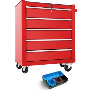 GustoWave Rolling Tool Chest with 5 Drawers & Wheels, Portable Rolling Tool Box On Wheels, Tool Chest Organizer for Garage, Workshop - 1 of 4