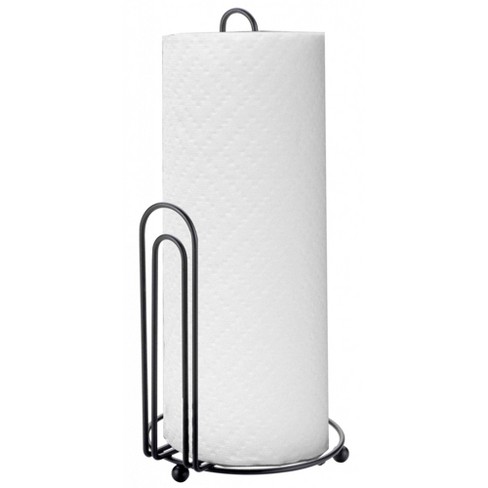 Stainless Steel Paper Towel Holder Black - Threshold™ : Target