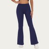 Anna-Kaci Active Women's High Waist Flare Leg Yoga Pants with Stretch Fit and Contoured Waistband - 4 of 4