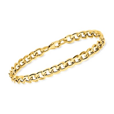 Ross-Simons Italian 18kt Yellow Gold Curb-Link Bracelet