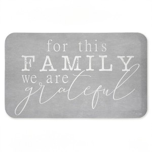 Stupell Industries For This Family Gratitude Printed Anti-Fatigue Floor Mat, design by Jaxn Blvd., 30"x18" - 1 of 4