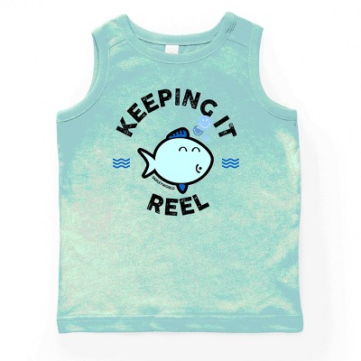 The Juniper Shop SmileyWorld Keeping It Reel Fish Youth Tank Top