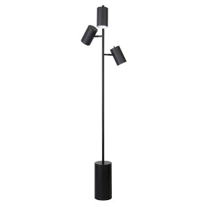 Hudson and Canal 3-Light Floor Lamp with Metal Shade - 1 of 4