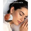 Molenia Flat Back Moissanite Stud Earrings for Women Men, 0.2ct-2ct Poke-Free Gold Plated 925 Silver Flatback Comfortable for Sleep with Screw Back - 2 of 4
