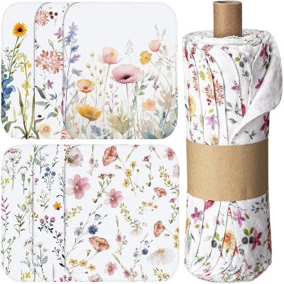 36-Pack Reusable Cotton Kitchen Dish Towels, Washable Cleaning Cloths for Home Use, 9.84x11.81 Inches