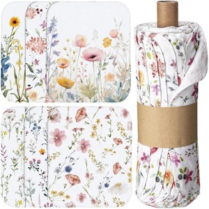 36-Pack Reusable Cotton Kitchen Dish Towels, Washable Cleaning Cloths for Home Use, 9.84x11.81 Inches - 1 of 4