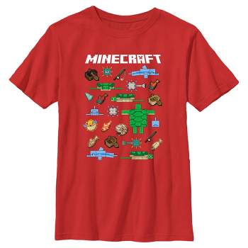 Boy's Minecraft Fish and Mobs T-Shirt