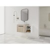 Vynxaria 36 in. Single Suspended White Oak Plywood Bath Vanity with White Slate Ceramic Top KD-PACKING Ready to Assemble - 3 of 4