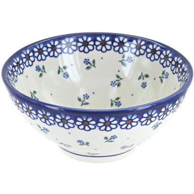 Blue Rose Polish Pottery Jubilee Rice Bowl