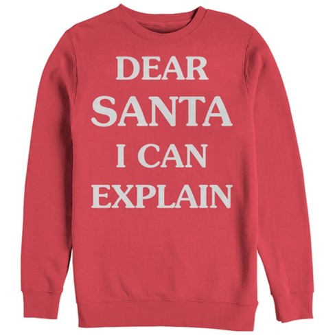 Women's CHIN UP Christmas Can Explain Sweatshirt - image 1 of 3