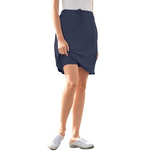 Woman Within Plus Size Sport Knit Skort - 1 of 4