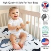 Sweet Jojo Designs Boy Baby Fitted Crib Sheet Mod Dinosaur Navy Blue and Grey - 3 of 4