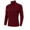 Mens Turtleneck Sweaters Long Sleeve Slim Fit Ribbed Knit Thermal Pullover Sweater - 2 of 4