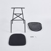 PAGED  Set of 4  Modern Sennit Dining Chairs,Armless Chairs for Kitchen,Living Room - 4 of 4