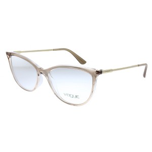 Vogue VO 5239 2735 Womens Cat-Eye Eyeglasses Brown Crystal 54mm - 1 of 3