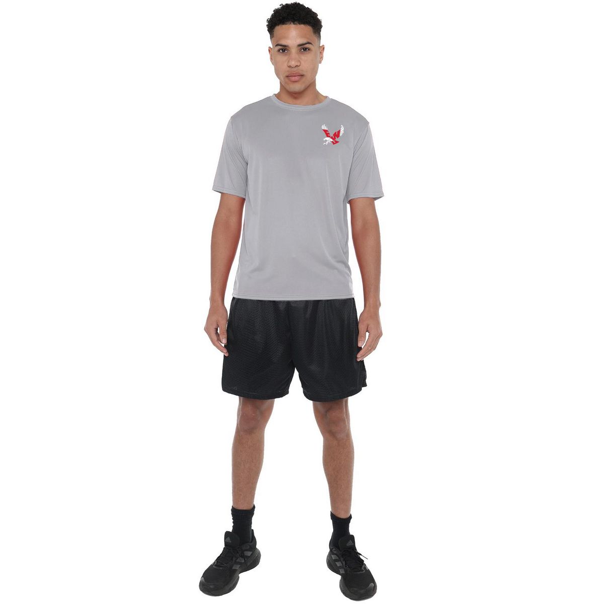 Men's Eastern Washington University Men's Sport Active T-Shirt Left Chest Collegiate Logo - thumbnail 3