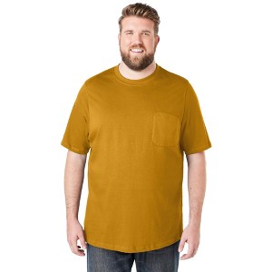 Boulder Creek by KingSize  Heavyweight Crewneck Pocket T-Shirt - 1 of 4