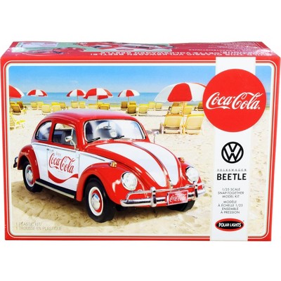 Skill 3 Snap Model Kit Volkswagen Beetle "Coca-Cola" 1/25 Scale Model by Polar Lights