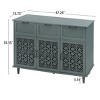 Vatros 3 Door 3 Drawer Storange Cabinet American Sideboard Cabinet - 3 of 4