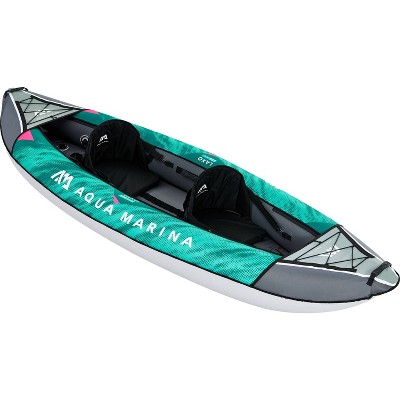 Aqua Marina Green and Gray 3-Person Inflatable Kayak