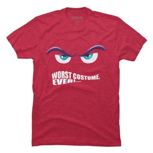 Men's Design By Humans Worst Costume Ever (Halloween) By Editive T-Shirt - 1 of 4