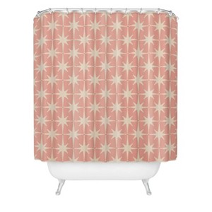 Deny Designs Kierkegaard Design Studio Atomic Age 1950s Retro Starburst Shower Curtain - 1 of 2