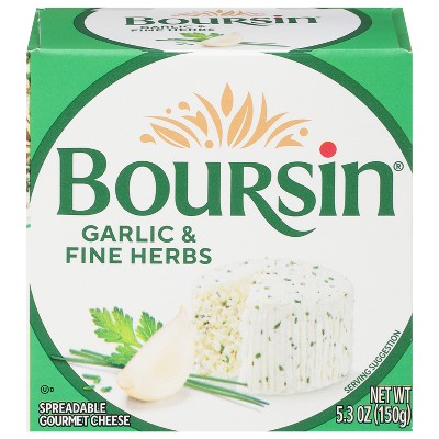 Boursin Garlic And Herb Puck Cheese - 5.2oz