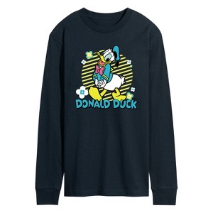 Men's - Disney - Donald Duck Long Sleeve Graphic T-Shirt - 1 of 3