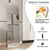 Arch Full Length Wall Mirror, Arched Wall Mounted Mirror, 59.8"x16.5" Hanging Full Body Mirror, Leaning Against Wall Mirror For Bedroom Living Room - image 3 of 4